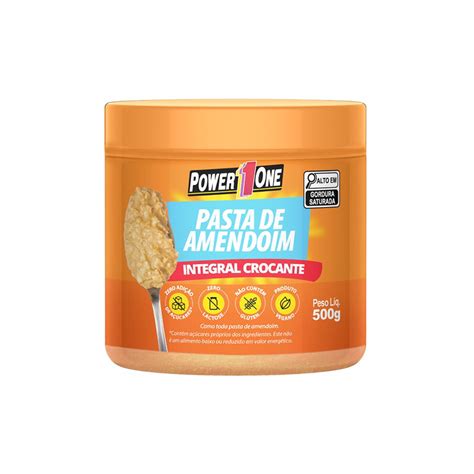 Pasta De Amendoim Sabor Crocante G Power One Shopee Brasil