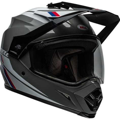 Bell Mx Helmet Moto 9 Adventure Mips Alpine White Black