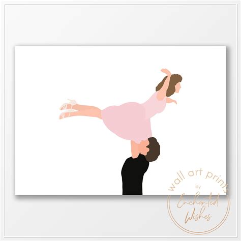 Dirty Dancing The Lift Poster - Movie Wall Art