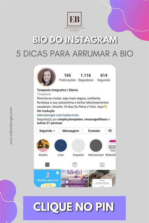 O Que Significa Bio No Instagram - BIO DO INSTA o que colocar: 5 coisas para arrumar a BIO do INSTAGRAM e ...