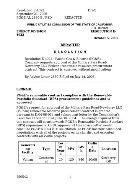 Resolution E 4022 Docs Cpuc Ca Doc Template PdfFiller