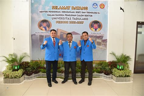 Prof Amar Terpilih Jadi Rektor UNTAD Periode 2023 2027 Universitas