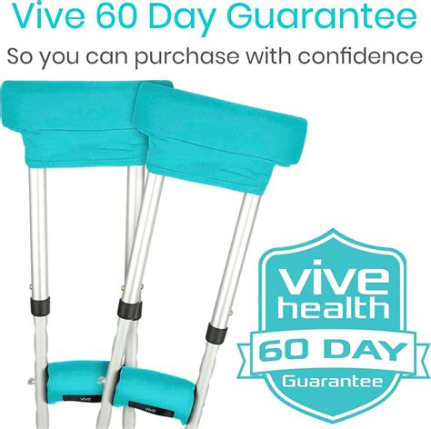 Vive Crutch Pads Universal Underarm And Forearm Handle Pillow Covers