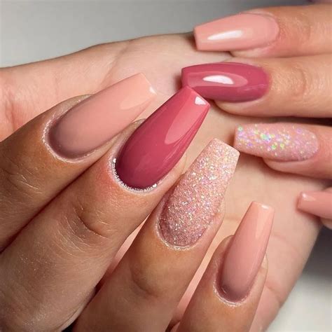 Unhas Apaixonantes On Instagram Pink Nails Stylish Nails Nude Nails