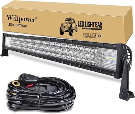 Amazon fr Willpower Bar a LED 42 540W Triple rangée faisceau