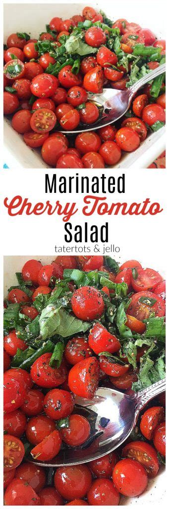 Easy Marinated Cherry Tomato Salad Recipe