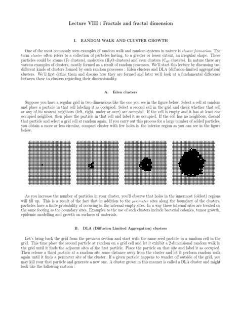 Fractals and Fractal Dimension | PDF | Fractal | Dimension