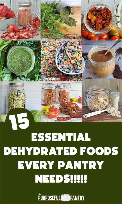 15 Essential Dehydrated Foods Every Pantry Needs - The Purposeful Pantry