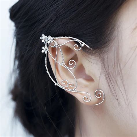 Elven Ear Elf Ear Cuff Handmade Clip On Earring Elven Cuff Etsy Australia