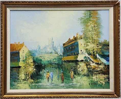 Lot - Paul Rambert (1910-1970) Signed Oil On Canvas