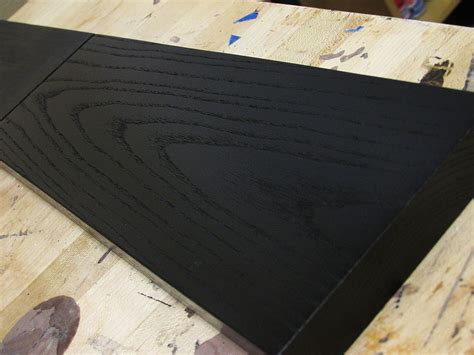 Ebonizing Ash Has A Cool Effect Because The Texture Of The Wood Grain