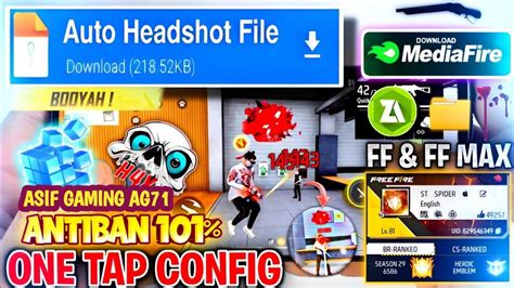 Ob Update Free Fire Auto Headshot Config File Free Fire Max Drag