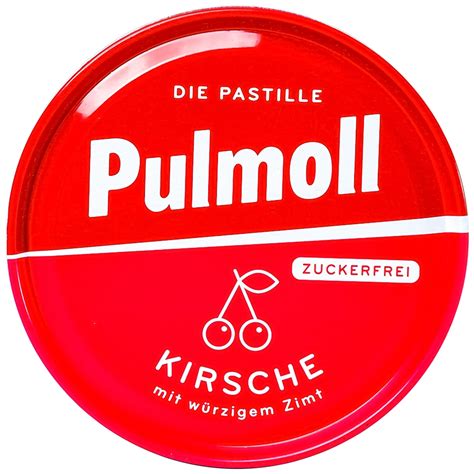 Kẹo Ngậm Ho Không Đường Pulmoll Kirsch Vị Cherry Hộp 50G