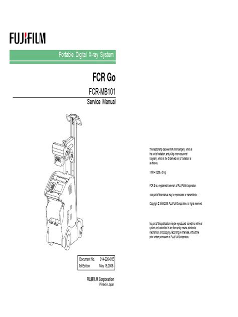 014-226-01E - FCRGo FCR-MB101 (System) - SM | PDF | Battery Charger ...