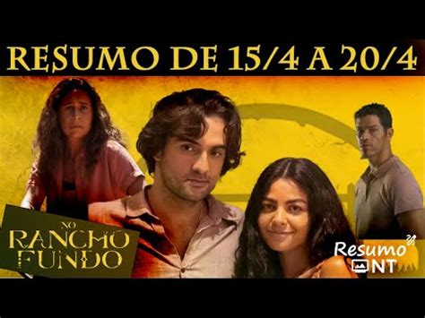 Resumo No Rancho Fundo Próximo capítulo da novela das seis da Globo