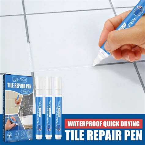 Pcs Grout Filler Pen Safety Wall Restorer Pen Grout Pen White Tile