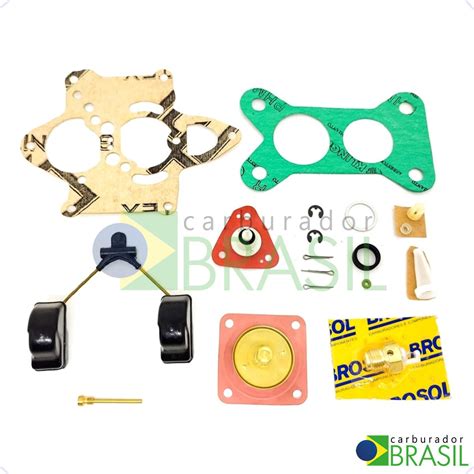 Kit Reparos Original Brosol Carburador Solex H Blfa Carburador