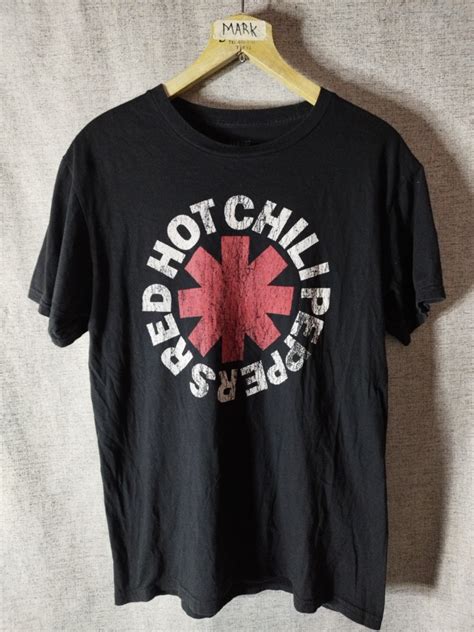 Red Hot Chilli Peppers Men S Fashion Tops Sets Tshirts Polo Shirts On Carousell
