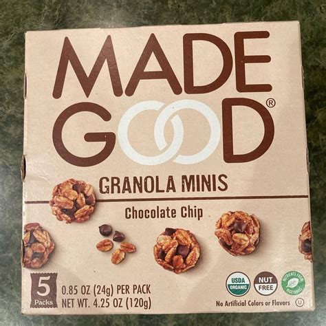 Made Good Chocolate Chip Granola Minis Review Abillion