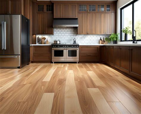 Wood Floor Design for Kitchen and Living Space - HD ConstructionCo