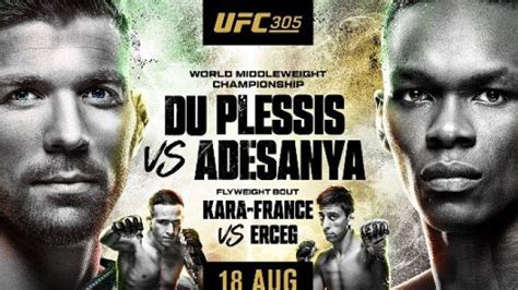 Hasil Ufc 305 Israel Adesanya Jalani Comeback Pahit Kuncian Du