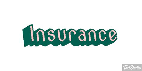 Insurance Word Animated  Logo Designs