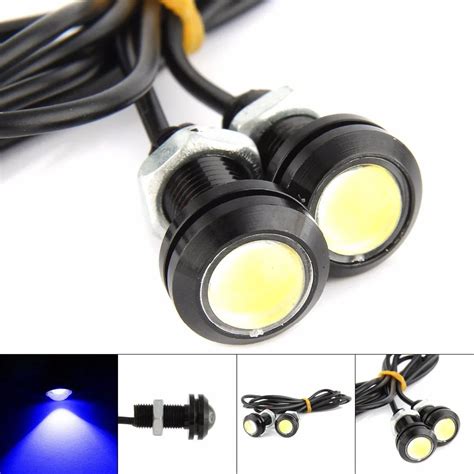 X Dc V V W Eagle Eye Led Daytime Running Drl Backup Light Car