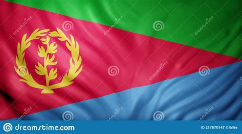 Eritrea 3d Flag Stock Illustration Illustration Of Eritrea 217870147