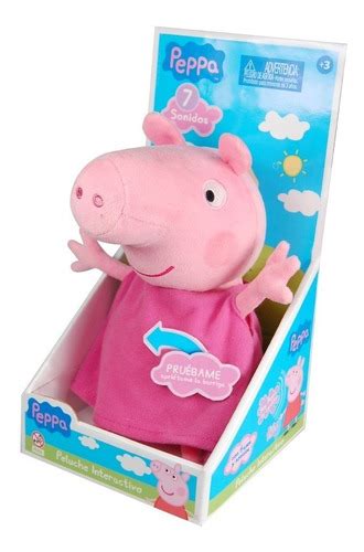 Peluche Peppa Pig Interactivo 7 Frases Y Sonidos Original Mercado