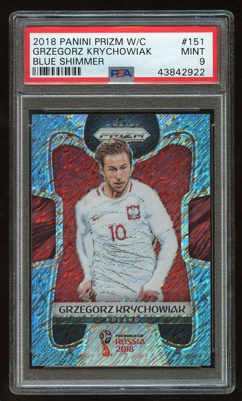 2018 PANINI WORLD CUP PRIZM GRZEGORZ KRYCHOWIAK BLUE SHIMMER POLAND 5