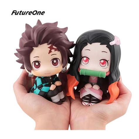 Figuras de acción de Demon Slayer juguetes de Kimetsu no Yaiba Kamado