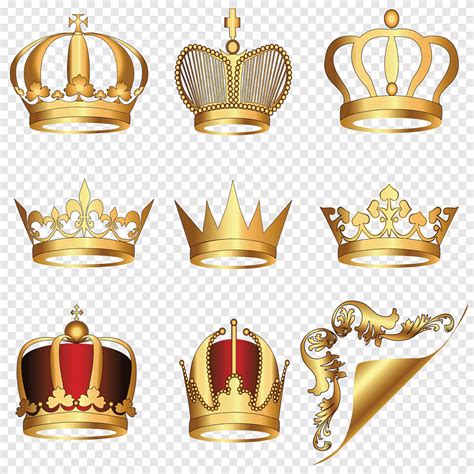 Gold Crown Vector Png