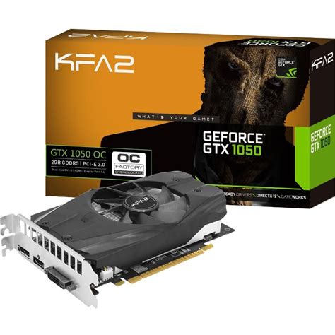 Placa video KFA GeForce® GTX 1050 OC, 2GB GDDR5, 128-bit - eMAG.ro