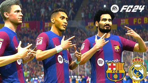 EA FC 24 Barcelona Vs Real Madrid El Classico 23 24 MatchDay PS5