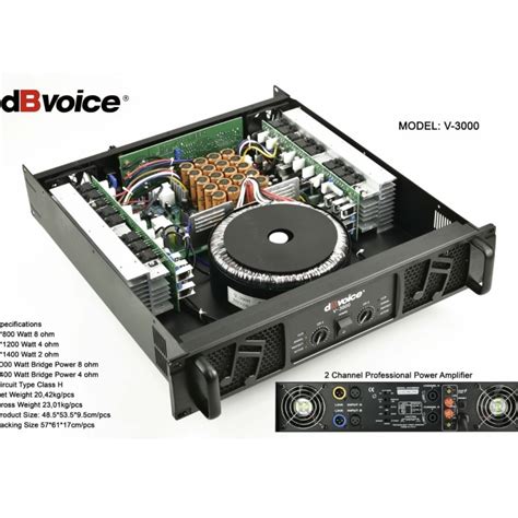 Jual Power Amplifier Db Voice V V Original Dbvoice Class H