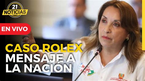 Dina Boluarte Brinda Mensaje A La Naci N Tras Allanamiento Por Caso Rolex