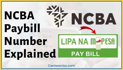 Ncba Paybill Number Deposits Withdrawals Explained