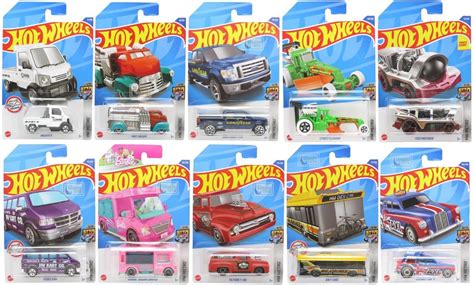 Série HW Metro Completa Main Line 2022 10 Miniaturas Hot Wheels Mattel No Magalu