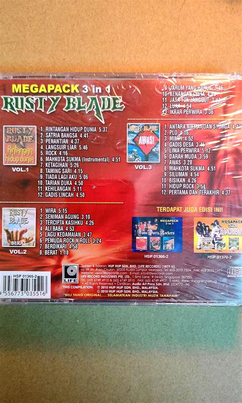 Rusty Blade Megapack 3 Album In 1 Sealed Hobbies And Toys Music