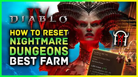 Diablo Awesome Reset Method Nightmare Dungeon Farm After The Big