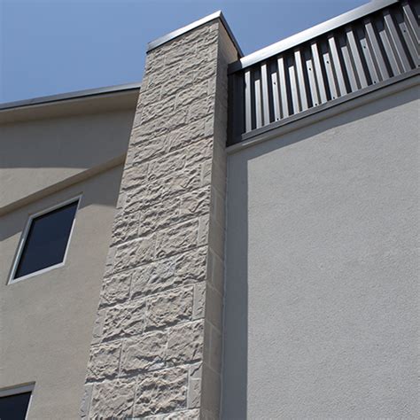 Commercial Anchored Masonry Veneer Mondrian Stone Hedberg Home