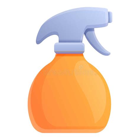 Icono De Spray De Frasco Estilo Caricatura Ilustraci N Del Vector