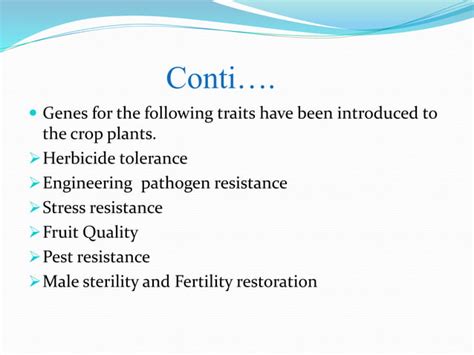 Applications of genomics in plants | PPT