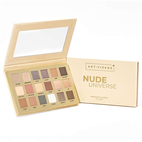 Палетка теней для век Nude Universe Art Visage купить недорого интернет магазин косметики и