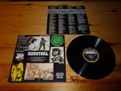 Bob Marley And The Wailers Survival Vinyl Album Record Lp St Press