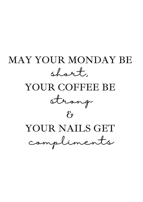 May Your Day Be Short…nail Salon Print & Wall Art | Beauty Decor