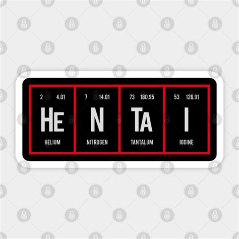 Hentai Periodic Table Of Elements Hentai Periodic Table Of Elements