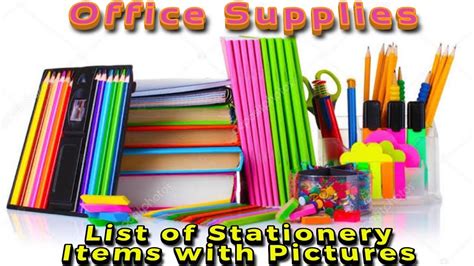 Office Supplies List 