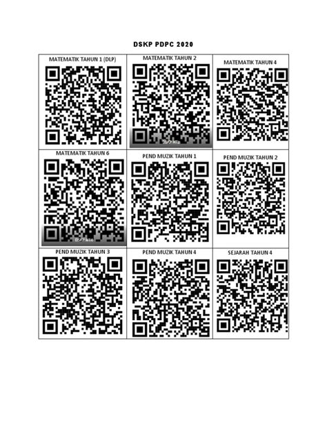 Qr Code Dskp 2020 Pdf