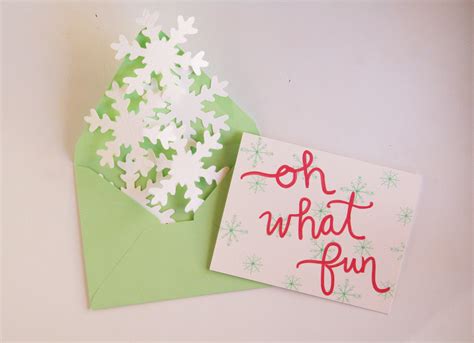 Snowflake oh What Fun Christmas Card Holiday Greeting - Etsy